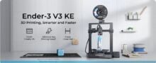 Creality Ender-3 V3 KE 3D 打印机现价 229 欧元，含快速运费！