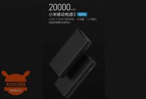 Xiaomi Mi Power Bank 3 con ricarica a 45W costerà 199 Yuan (25€)