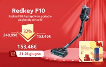 Redkey F10 draadloze stofzuiger tegen een gereduceerde prijs met deze kortingsbon (en Xiaomi-luidspreker als cadeau)