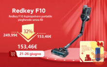 Redkey F10 aspirapolvere cordless a prezzo scontato con questo coupon (e speaker Xiaomi in regalo)