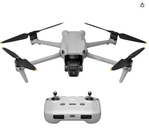 Drone DJI AIR 3 (con radiocomando DJI RC-N2)