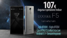 [Codice Sconto] SmartPhone Doogee F5 3gb/16gb a 107€ dogana e spedizione inclusa