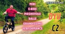 DYU C2 – Questa BICI elettrica per CITTA’ è INCREDIBILE…si piega come un contorsionista !!!