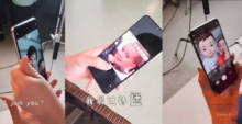 Xiaomi Mi CC9 compare online con notch a goccia, cover bianca e cornice in metallo