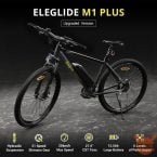 Bicicleta electrica ELEGLIDE M1 PLUS cu control APP la 720 EUR cu tableta GRATUITA si transport din Europa inclus