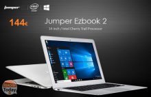 [Kode Diskon] Ezbook Jumper 2 Ultrabook 4 / 64Gb Windows10 ke 144 € Pengiriman & Bea Cukai disertakan