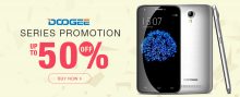 Doogee Series Promotion up to 50% off from TinyDeal