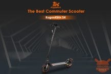 कूपन के साथ कुगू किरिन एस१ इलेक्ट्रिक स्कूटर के लिए २३० €