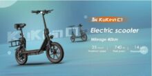 KuKirin C1 elektrische scooter voor € 440 inclusief verzending vanuit Europa!