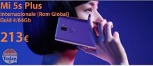 Kode Diskon - Xiaomi Mi 5S Plus 4 / 64Gb Gold International seharga 213 €