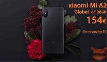 Codice Sconto – Xiaomi Mi A2 6/128Gb a 154€ da magazzino EU