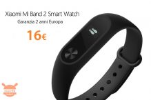 Angebot - Xiaomi Mi Band 2 zu 16 € mit 2 Jahren Garantie auf Europa und Italy Express zu 2 €