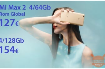 オファー-Xiaomi Mi Max 2 Gold 4 / 64Gb Rom Global at 127€および4 / 128Gb at 154€from EU stock