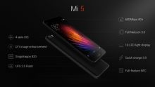 [كود الخصم] Xiaomi Mi 5 Black 3 / 64Gb-4 / 128Gb، 265 € -386 € shipping and customs included