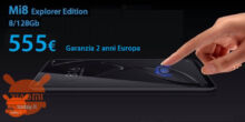 Offerta – Xiaomi Mi8 Explorer Edition 8/128Gb a 555€ garanzia 2 anni Europa