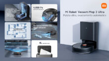Aspirador de pó robô e lavadora de piso Xiaomi Robot Vacuum Mop 2 Ultra por € 316 no Amazon Prime