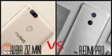 Confronto Nubia Z17 Mini vs Xiaomi RedMi Pro: chi se la cava meglio?