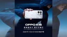 Oppo K15 svelato prima del lancio: design e specifiche