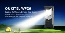 Telefone robusto Oukitel WP26 16/256 Gb LTE por € 227 com frete da Europa incluído