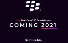 Il 2021 segnerà il ritorno in grande stile per BlackBerry con il lancio di un nuovo smartphone 5G
