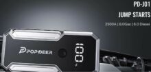 POPDEER PD-J01 Avviatore per batteria auto 2500A 20000mAh 45€ spedizione da Europa inclusa!