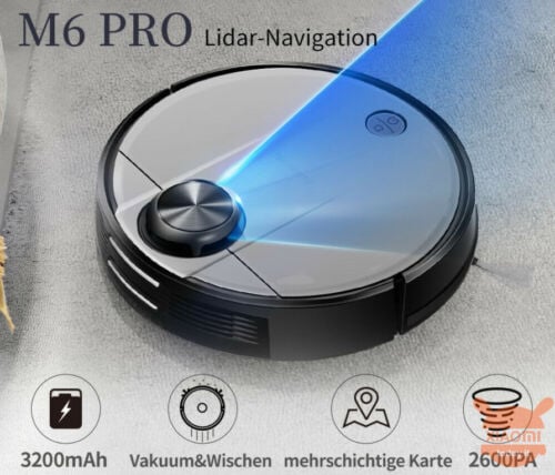 Proscenic M6 Pro 로봇 청소기(💸 페이팔로 결제하면 최종 할인을 받을 수 있습니다)