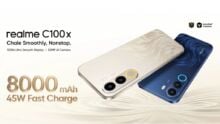 Realme C100x arriva in India con batteria da 8000mAh