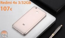 Rabattcode - RedMi 4X Gold 3 / 32Gb zu 107 €