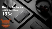 Código de desconto - Redmi Notes 4x 4 / 64Gb Rom Global Black a 133 € 2 anos de garantia Europa