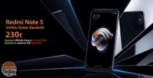 العرض - Xiaomi Redmi Note 5 Global 4 / 64Gb الضمان الرسمي Xiaomi Italia 24 شهرًا بسعر 230 يورو