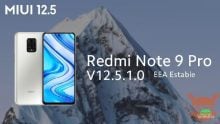 Atualizações do Redmi Note 9 Pro para MIUI 12.5 EEA Stable