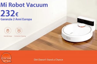 Offer - Mi Robot Vacuum only 232 € with warranty 2 years Europe
