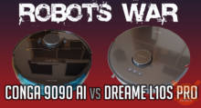 Dreame L10S Pro vs Cecotec Conga 9090 AI  | Robot aspirapolvere top di gamma a confronto