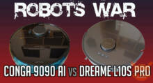 Dreame L10S Pro مقابل Cecotec Conga 9090 AI | أفضل مكانس روبوت مقارنة بالمكانس الكهربائية