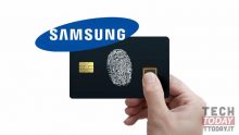 Samsung introduce lo scanner di impronte digitali per carte di pagamento