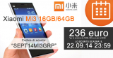 Gruppo di acquisto settembre 2014 per Xiaomi Mi3