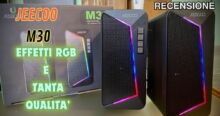 JEECOO M30 - רמקולים חסכוניים למשחקים ומצב כפול (USB/Bluetooth)