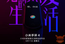 Xiaomi Mi Band 4 sarà presentata l’11 giugno in Cina