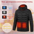 TENGOO HJ-09A Veste auto-chauffante 9 zones chauffées à 23€ livraison prioritaire incluse
