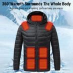 TENGOO HJ-21 Veste auto-chauffante avec 21 zones chauffées à 41€ livraison prioritaire incluse !