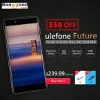 $50 OFF Ulefone Future  from HongKong BangGood network Ltd.