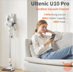 Aspirador inalámbrico Ultenic U10 Pro a 109€, envío desde Europa incluido