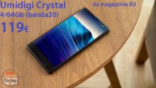 Codice Sconto – Umidigi Crystal 4/64 Black (banda 20) a 119€ da magazzino EU