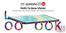 ZTE Axon 20 5G: il primo smartphone con fotocamera sotto il display adesso disponibile in versione Global