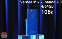 Erbjudande - Vernee Mix 2 Blue 4 / 64Gb (20 band) till 108 € Italien Express ingår
