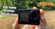 WOLFANG GA200 – Un vero AFFARE!!! La migliore ACTION CAM con DUAL SCREEN dal super prezzo